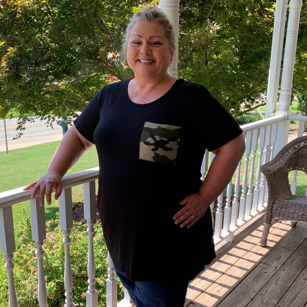 Black Camo Pocket Tunic